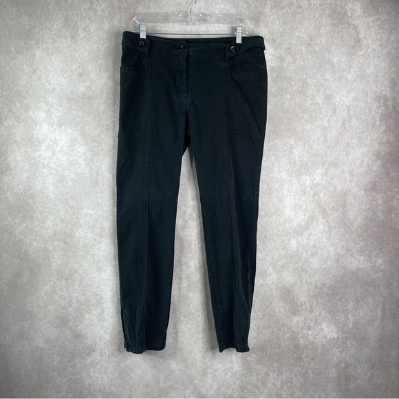 MaxMara Pants - Weekend MaxMara Slim Fit Stretch W11 Pants In Black Women's Size US 12